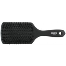Rectangular Paddle Brush - Ball Tips, Flat Handle, Rubberized Finish Rectangular Paddle Brush - Ball Tips, Flat Handle, Rubberized Finish